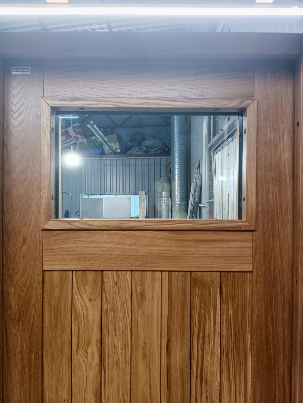 Фото 1 - Американский дизайн входных дверей Scandoors Wood AW019 Thermo Scandoors: производство и монтаж