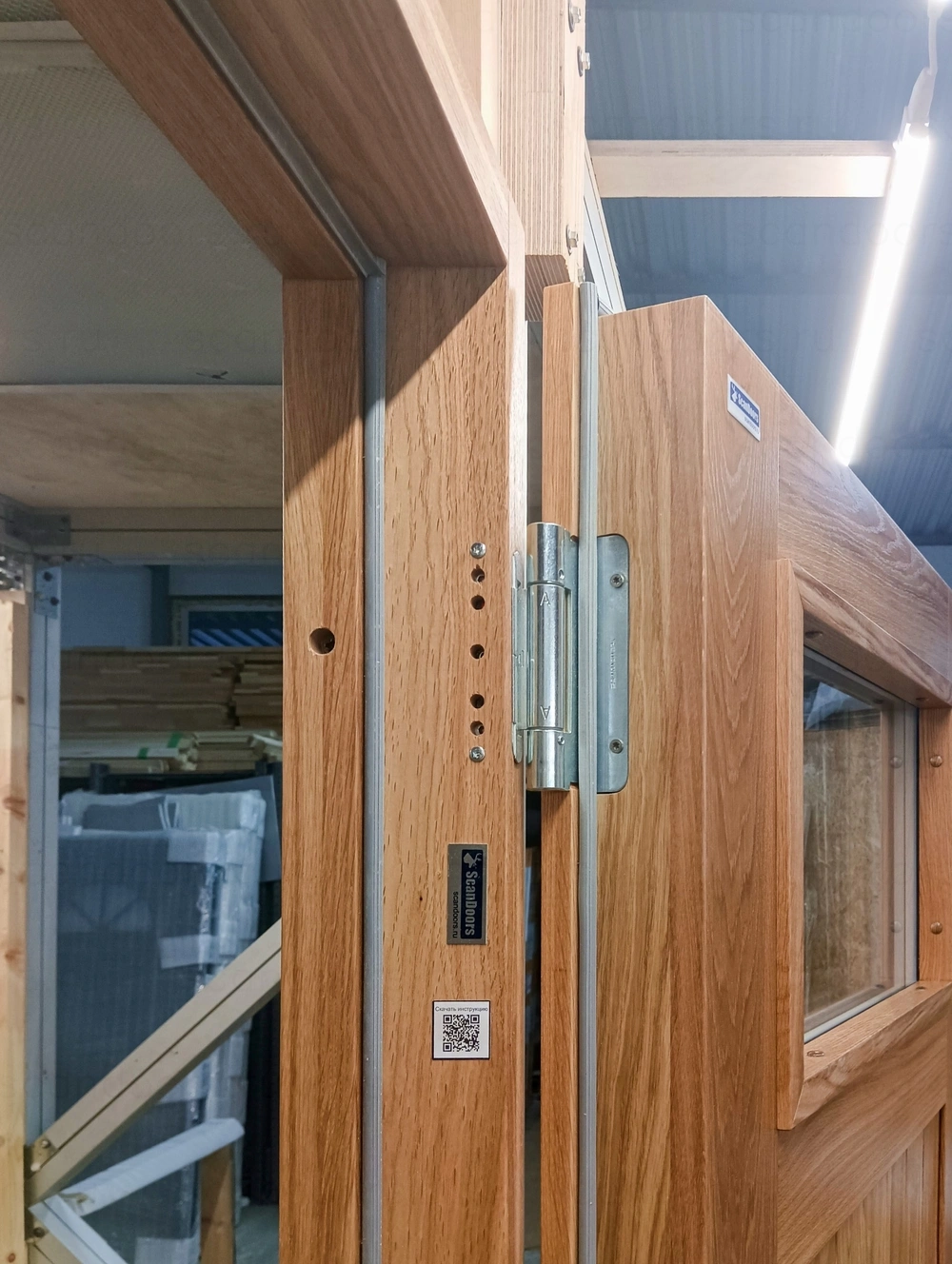Фото 3 - Американский дизайн входных дверей Scandoors Wood AW019 Thermo Scandoors: производство и монтаж