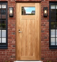 Элитные входные двери из дуба – фото 1 в интерьере, деревянная дверь Scandoors