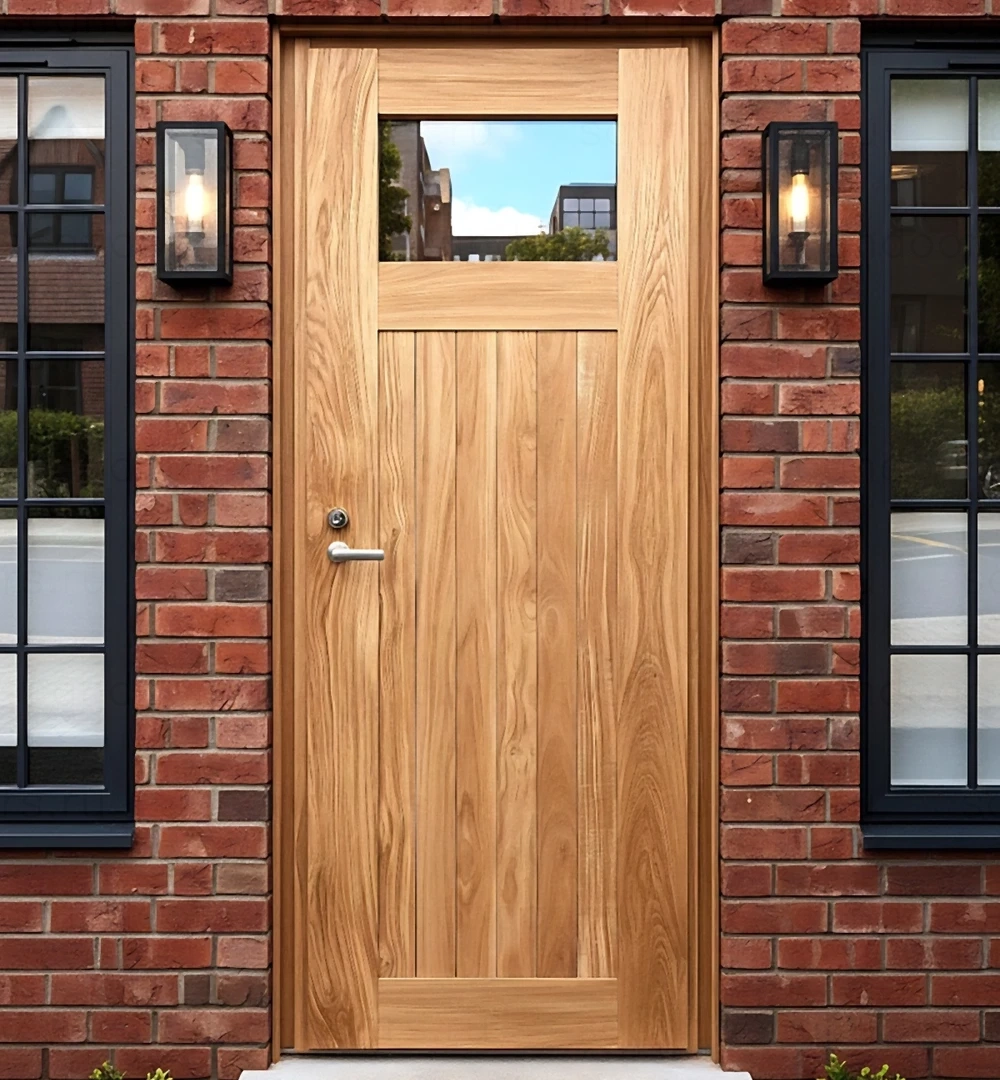 Купить Элитные входные двери из дуба Scandoors – входная деревянная дверь с терморазрывом
