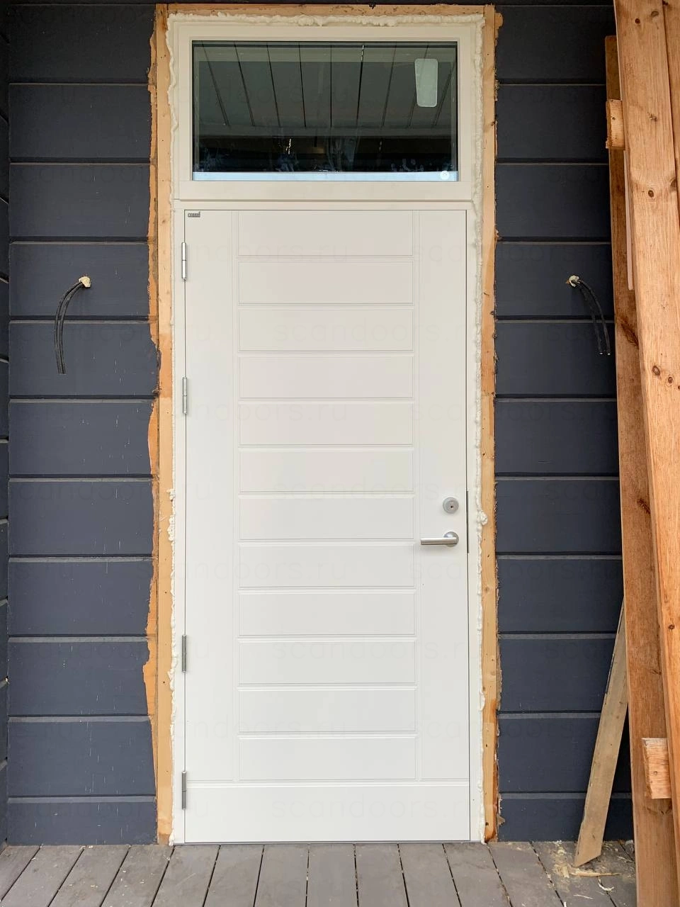 Фото 1 - Двери Kaski kaski и фрамуга Scandoors Thermo Scandoors: производство и монтаж