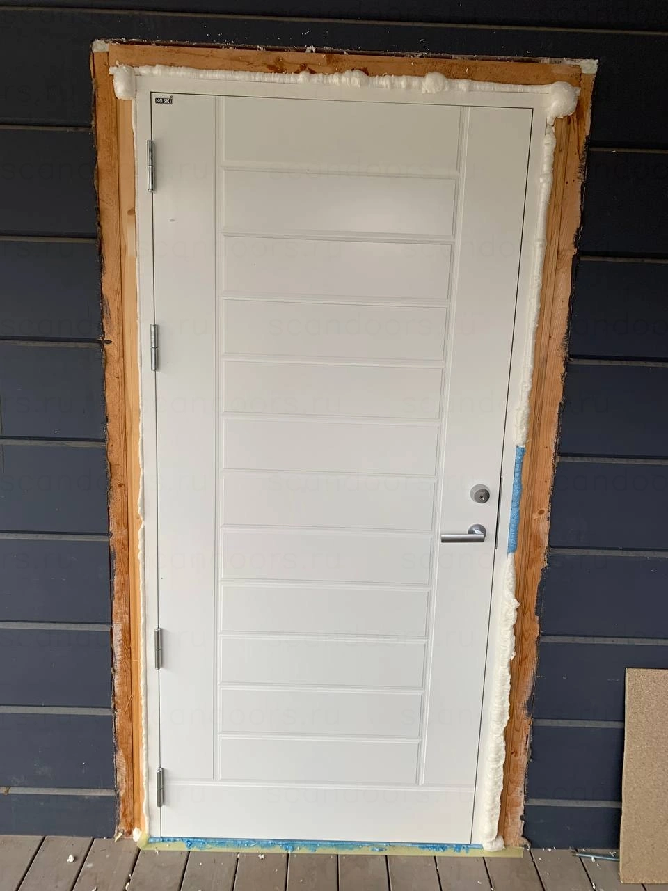 Фото 3 - Двери Kaski kaski и фрамуга Scandoors Thermo Scandoors: производство и монтаж