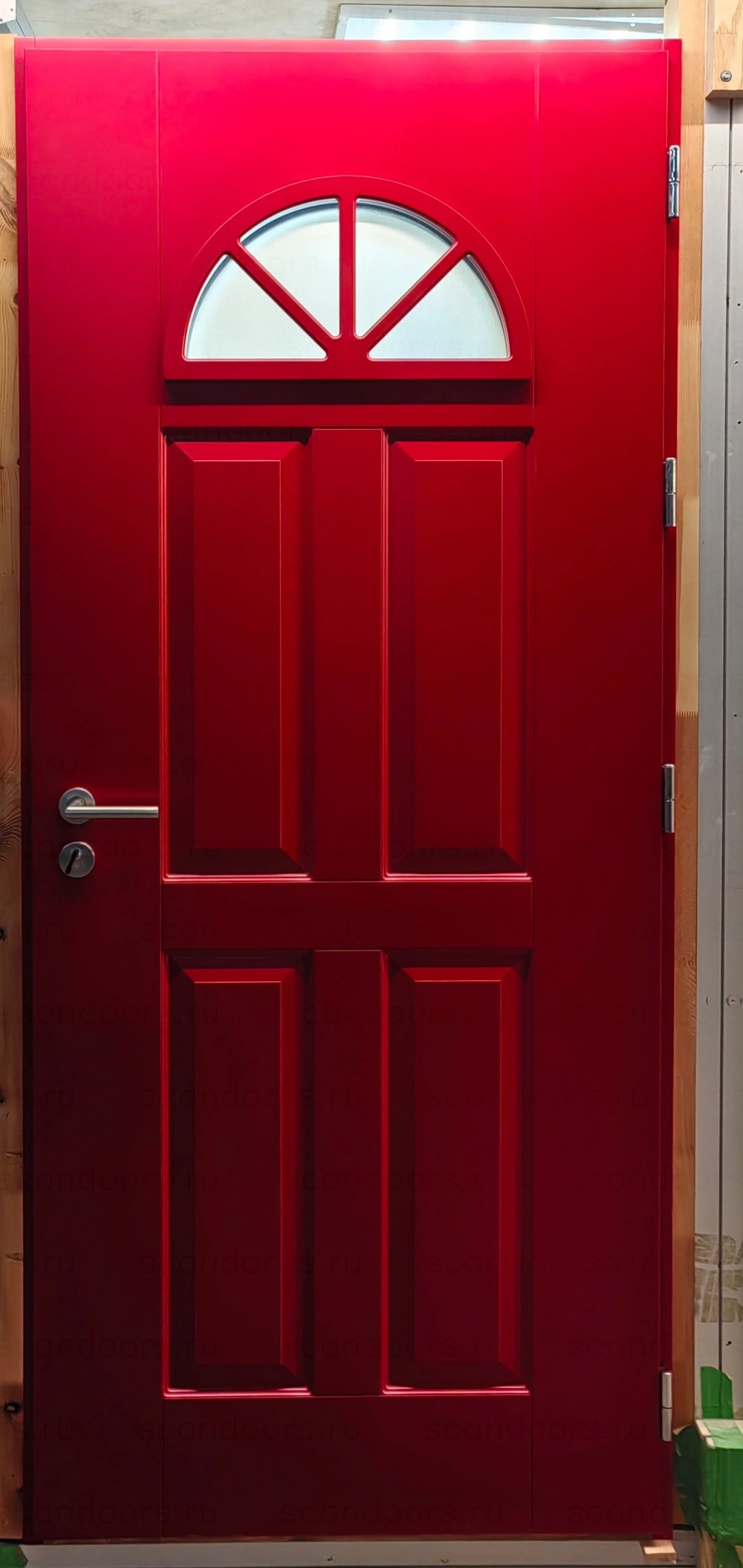 Фото 3 - Морозостойкая деревянная входная дверь Scandoors CW09 Arctic с дверным полотном толщиной 100мм и 3–я рядами уплотнения Scandoors: производство и монтаж