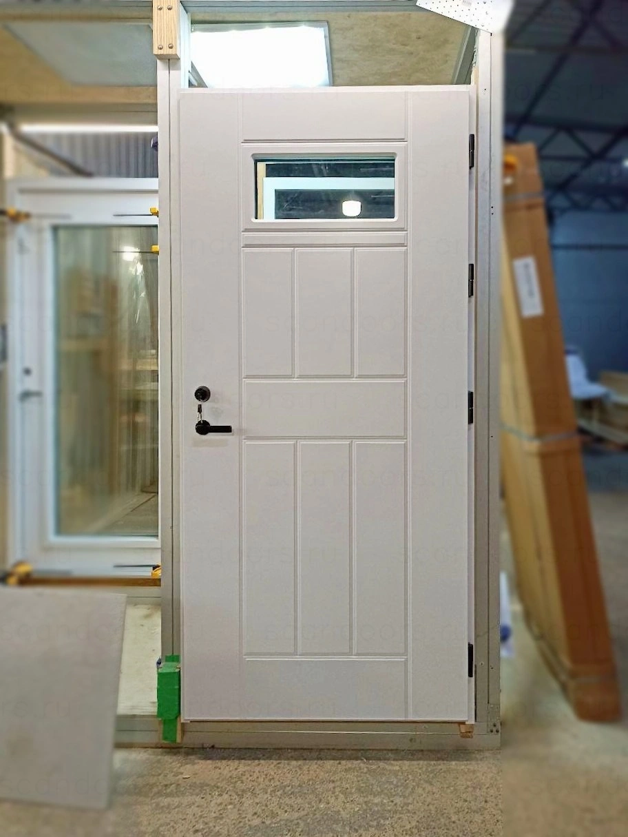 Фото 4 - Морозостойкая дверь Scandoors FW019 Arctic, усиленное дверное полотно толщ. 100мм, дверная коробка 60х126мм, замок и фурнитурой Abloy Scandoors: производство и монтаж