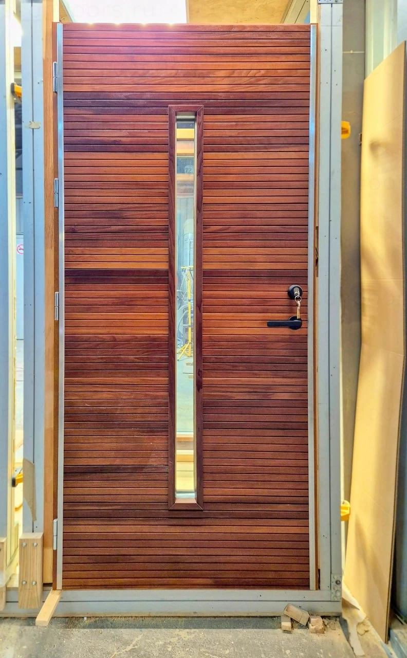 Морозостойкие двери Scandoors Planken из термоосины – натуральная красота и сила! – фото Scandoors