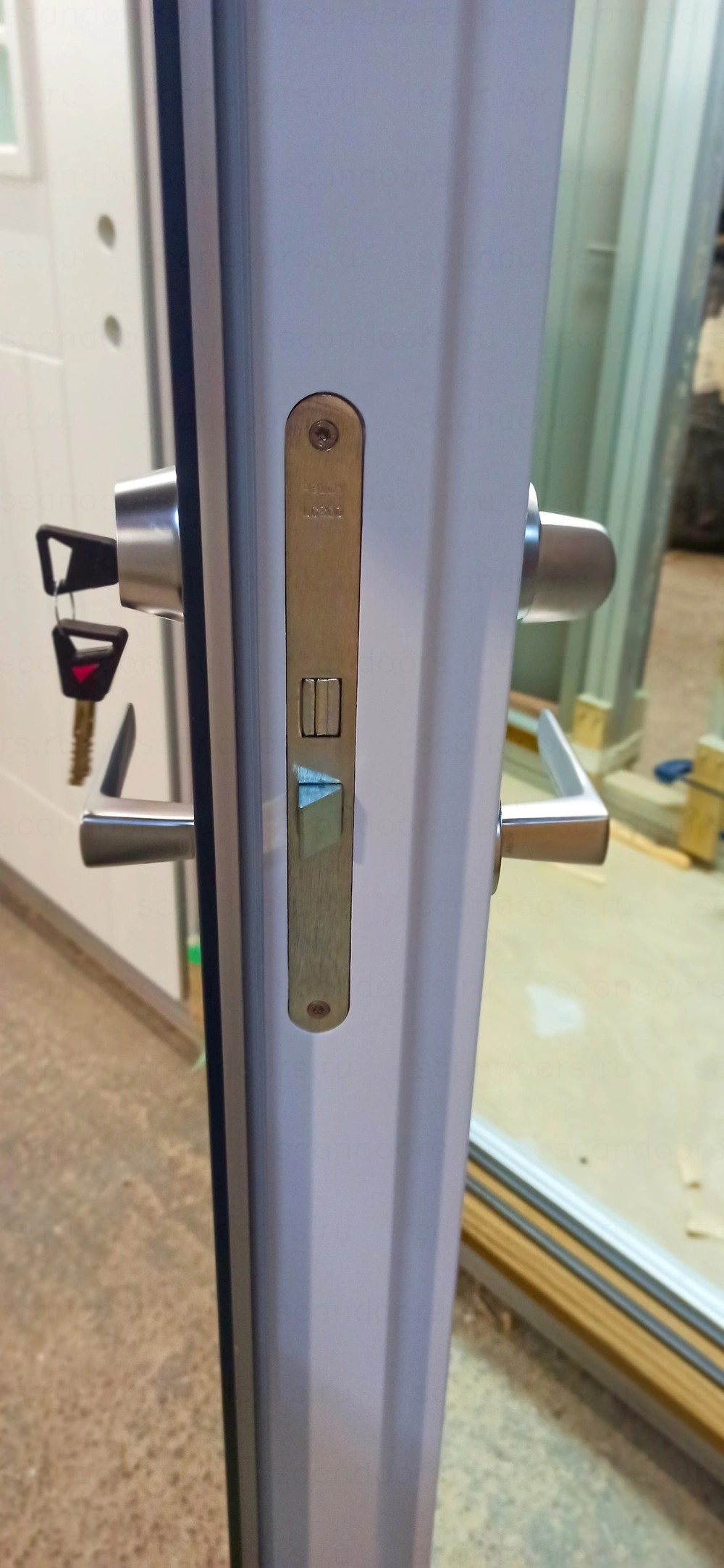 Фото 1 - Морозостойкие двери в классическом стиле Scandoors c замком Abloy Scandoors: производство и монтаж