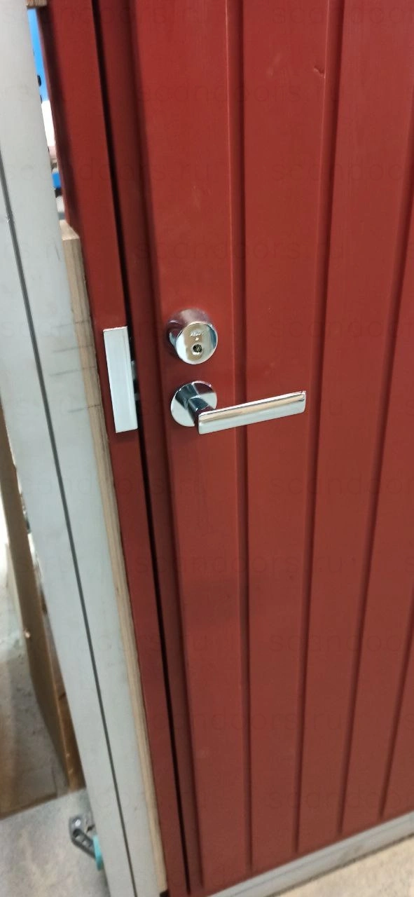 Фото 3 - Разноцветные теплые двери Scandi с замками и ручками Abloy Scandoors: производство и монтаж