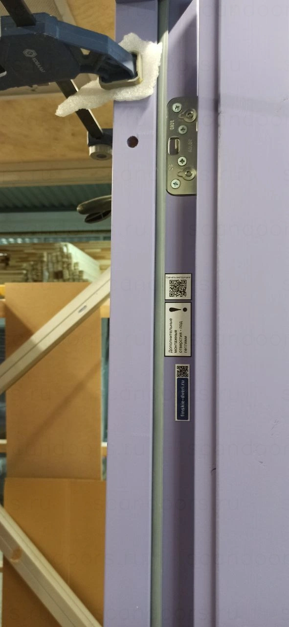Фото 5 - Разноцветные теплые двери Scandi с замками и ручками Abloy Scandoors: производство и монтаж
