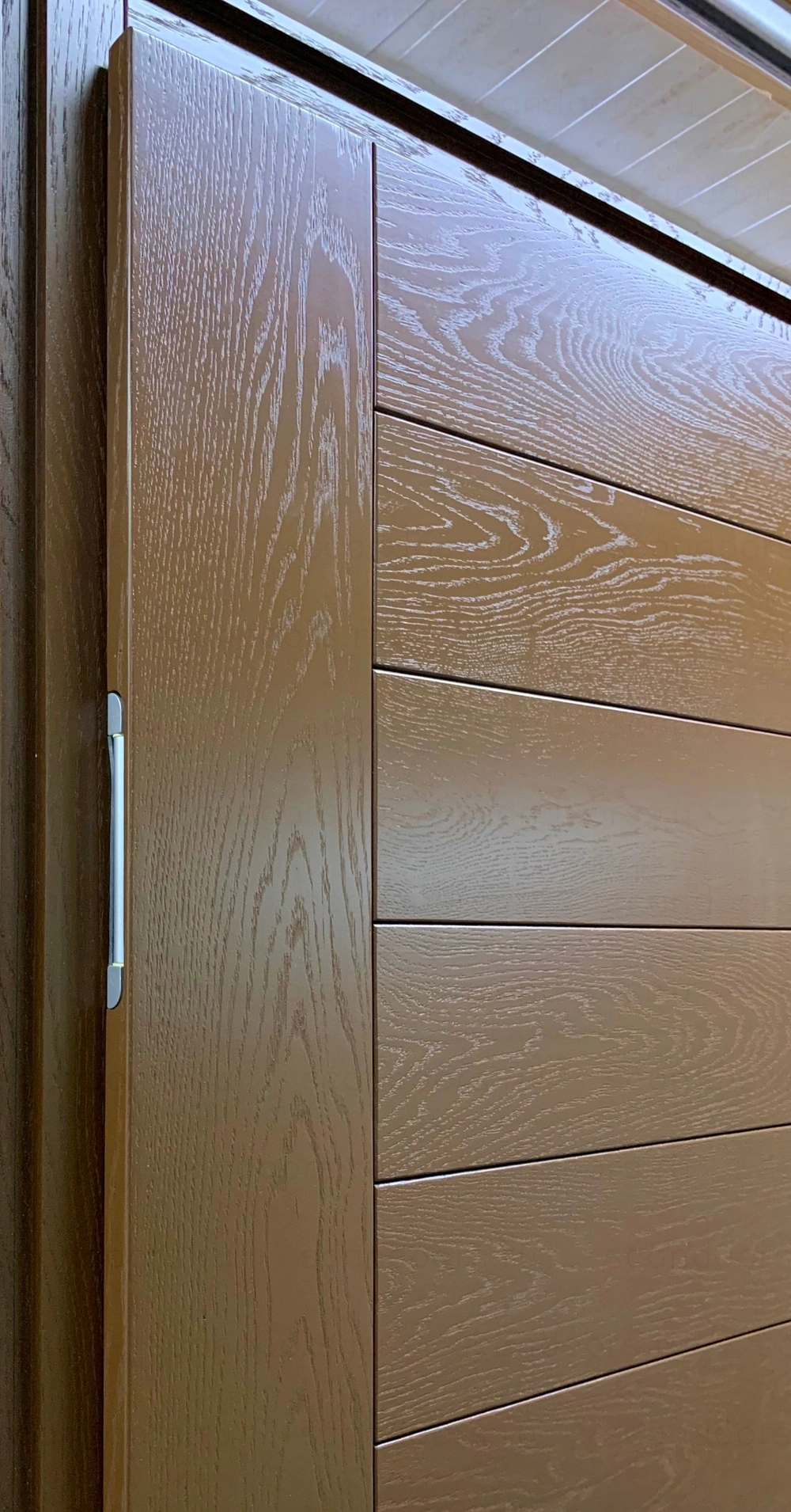 Фото 6 - Самые теплые двери Премиум класса с отделкой из дуба Scandoors Wood Arctic в комплектации со скрытыми петлями, трехточечным замком и доводчиком Scandoors: производство и монтаж