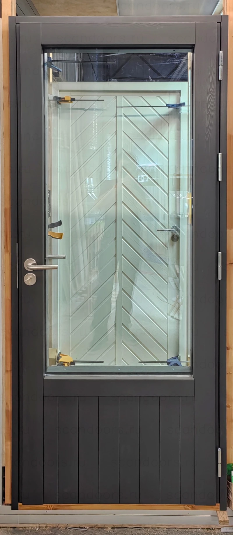 scandiplus Теплые деревянные двери c двухкамерным стеклопакетом Scandi Plus Thermo – фото Scandoors