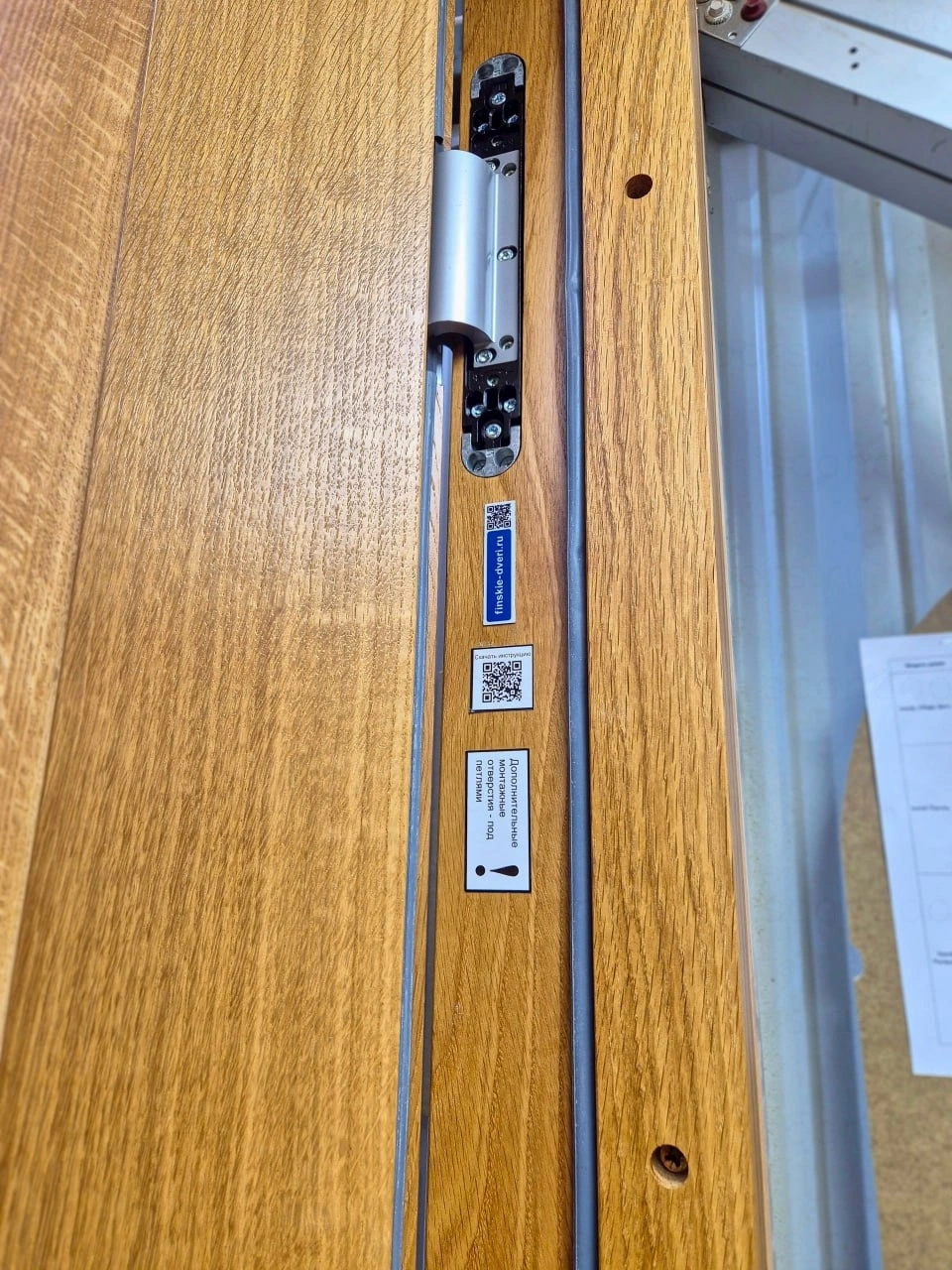 Фото 3 - ❄️ Scandoors Wood F012 – надежная дверь для суровых зим с отделкой из дуба. Scandoors: производство и монтаж