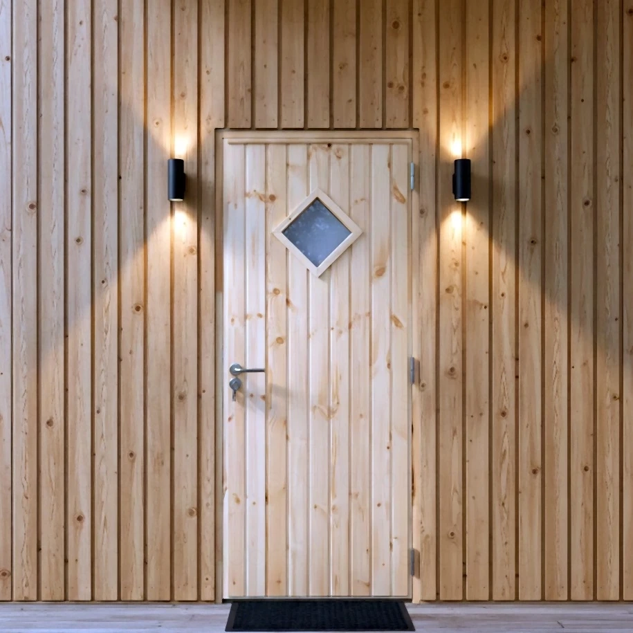 Купить Входные двери для дачи, бани и котельной Scandoors – входная деревянная дверь с терморазрывом